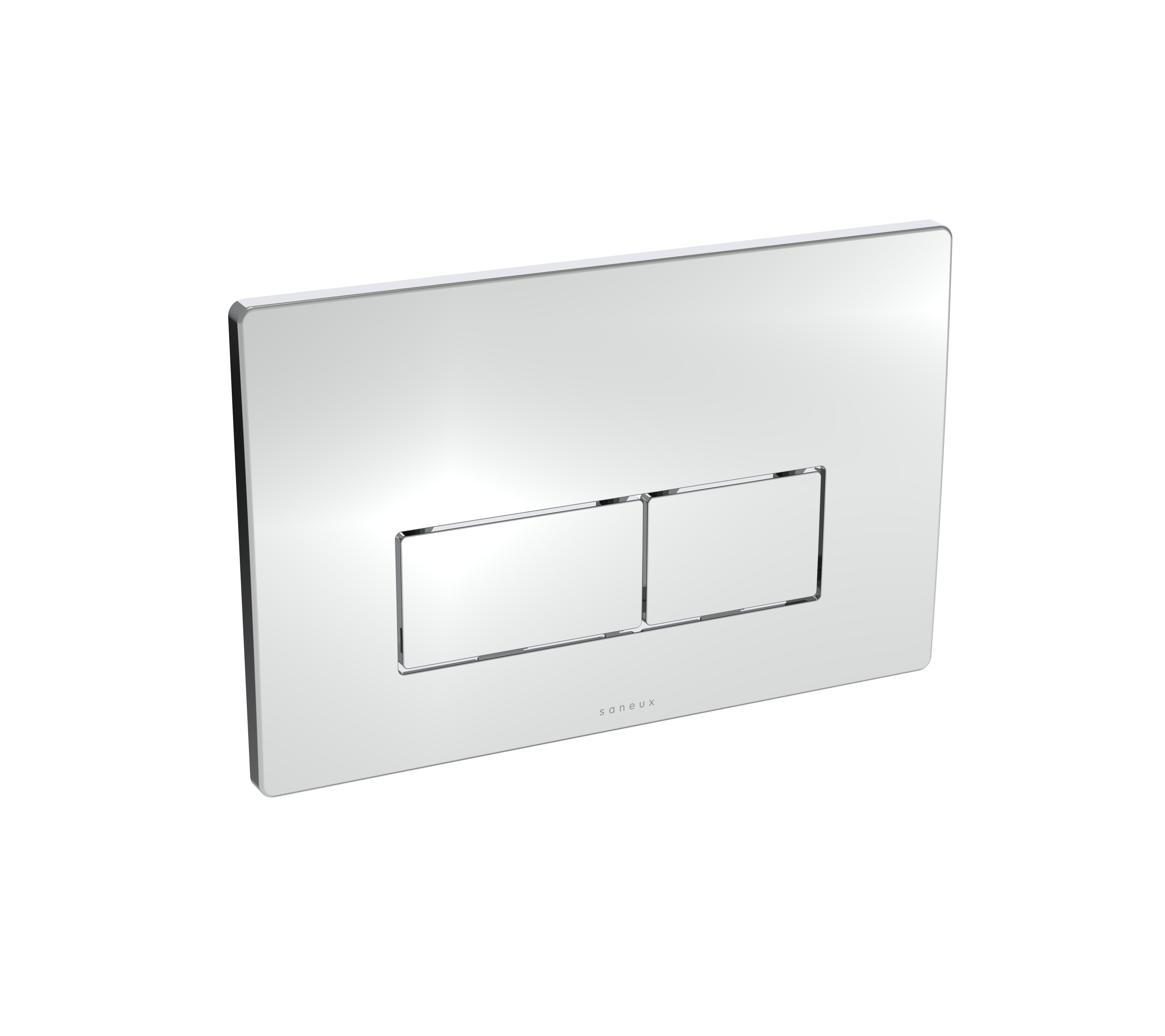 FLUSHE 2.0 square flush plate Chrome